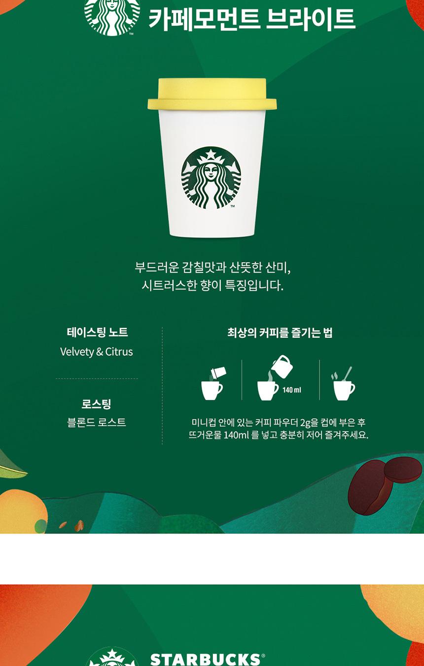 [스타벅스] 카페모먼트 미니컵 2박스 + 스타벅스 머그컵 랜덤증정 상세 이미지 6