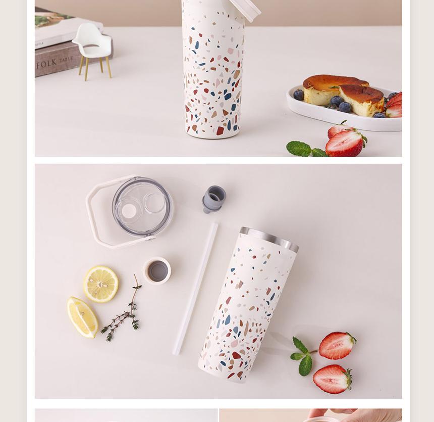 쉬젤 워터짐 마그넷텀블러_900ml-테라조 상세 이미지 3