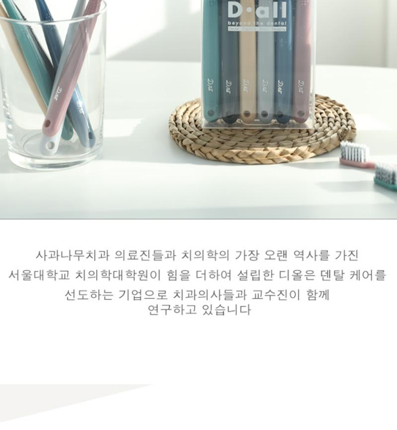 [클라세이젠] 치과용칫솔 실속형 6개입 (4종택1) (색상랜덤) 상세 이미지 3