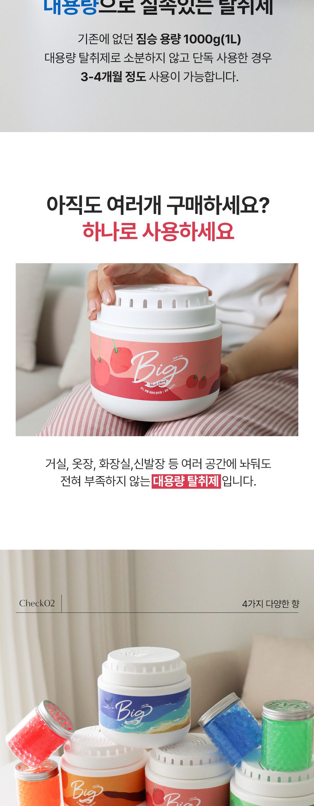 BAS 대용량 탈취제 BIG 아쿠아블루 1개*소분용기*2개*스푼 1개 상세 이미지 6