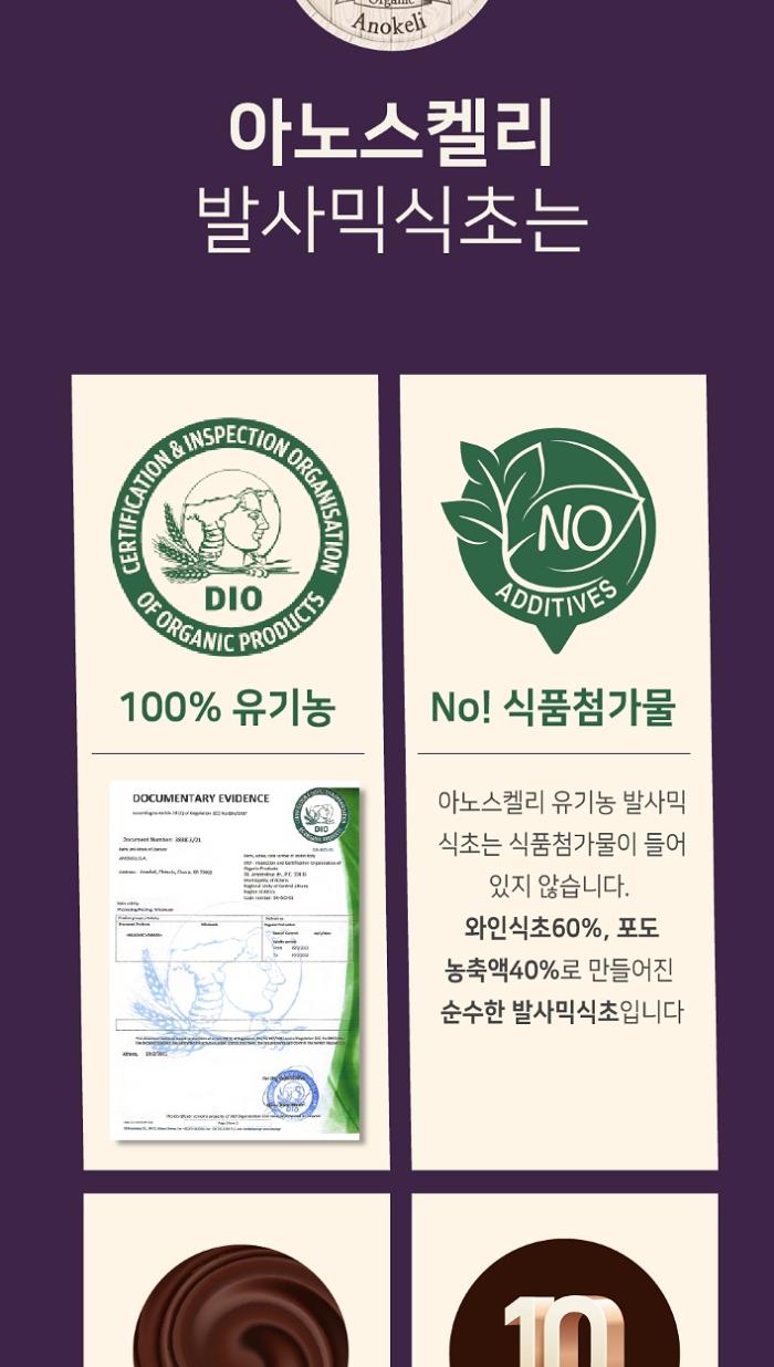 [라온오가닉] 그리스 크레타 프리미엄 발사믹 식초 (2년) 상세 이미지 5
