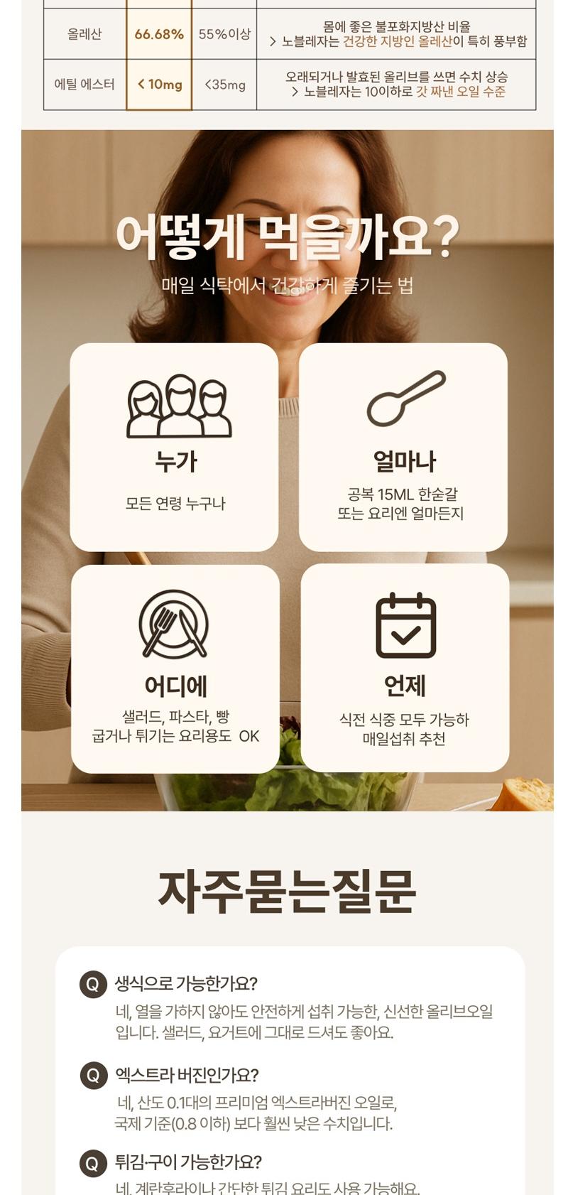 (백화점판매상품)
[노블레자 델 수르] 피쿠알 
엑스트라버진 올리브 오일 500ml 상세 이미지 8