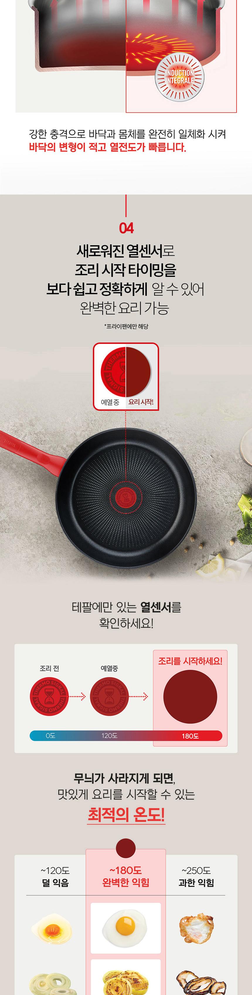 [테팔] 에디션 레드 인덕션 냄비 양수18+양수24cm 상세 이미지 5