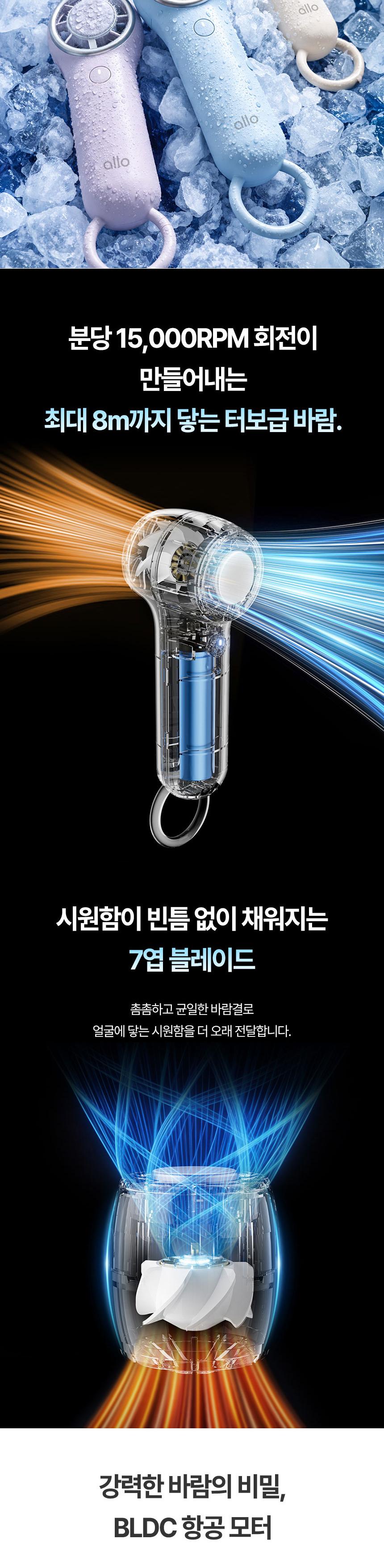 [알로코리아] 에어컨 냉각 미니 선풍기 FA1A 상세 이미지 6