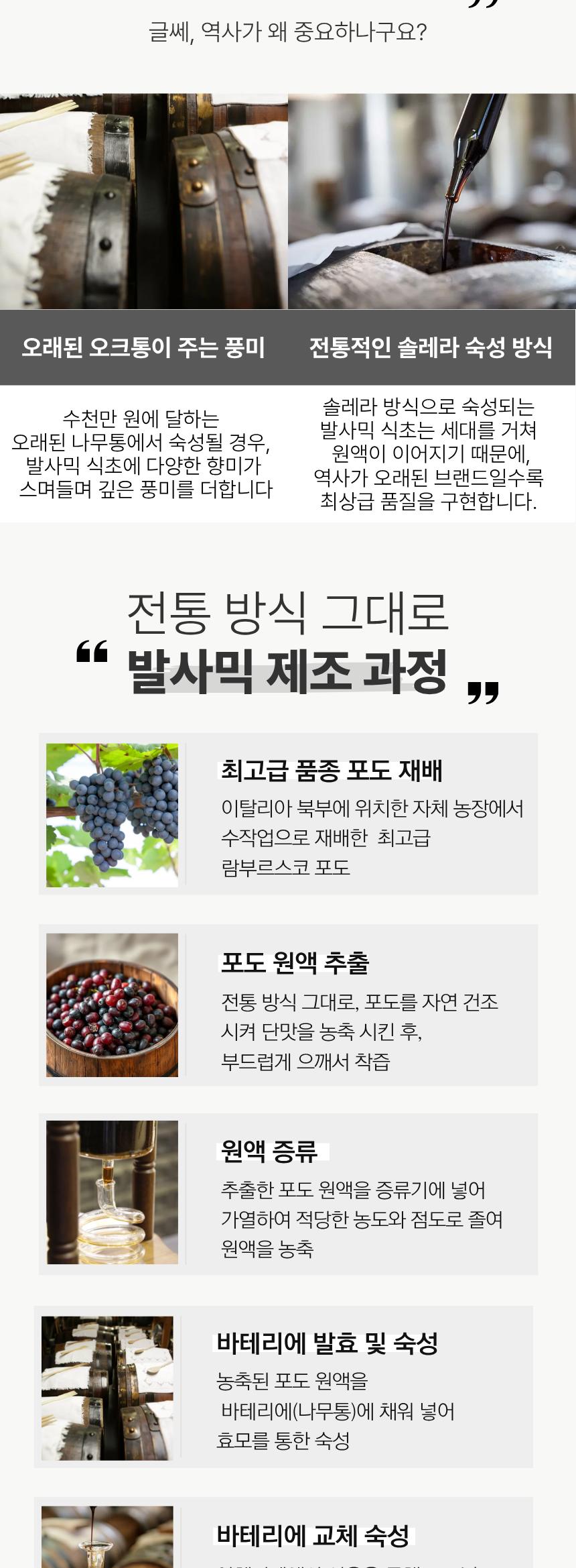 (백화점판매상품) [명절기간한정][죠반니 레] 3 크라운 발사믹 250ml 
(지관포함) 상세 이미지 4