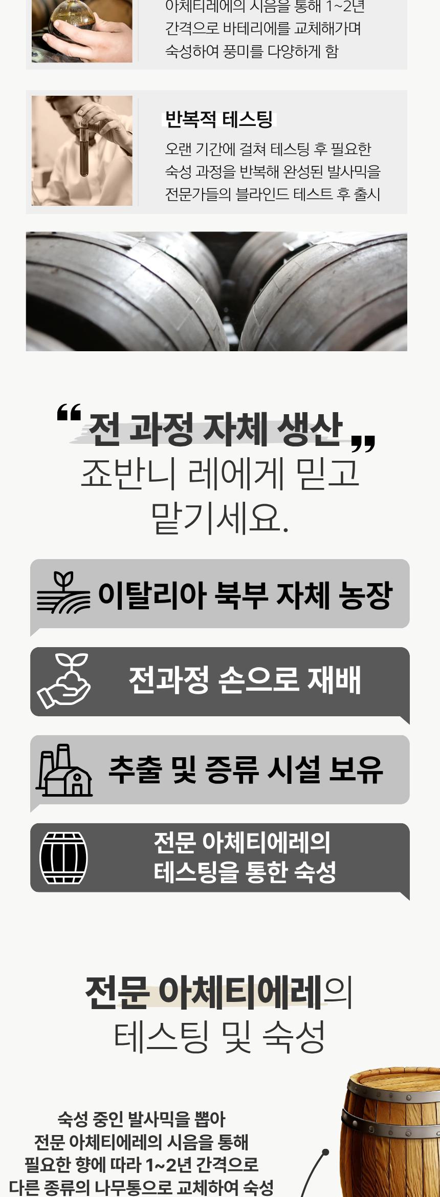 (백화점판매상품) [명절기간한정][죠반니 레] 3 크라운 발사믹 250ml 
(지관포함) 상세 이미지 5