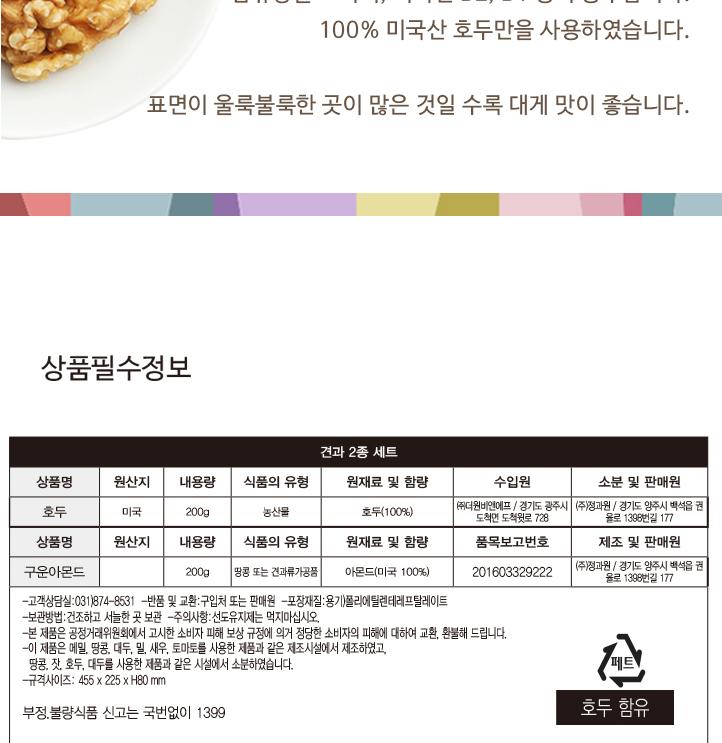(롯데백화점 판매 상품)(면세)[정과원] 견과2종세트 상세 이미지 5