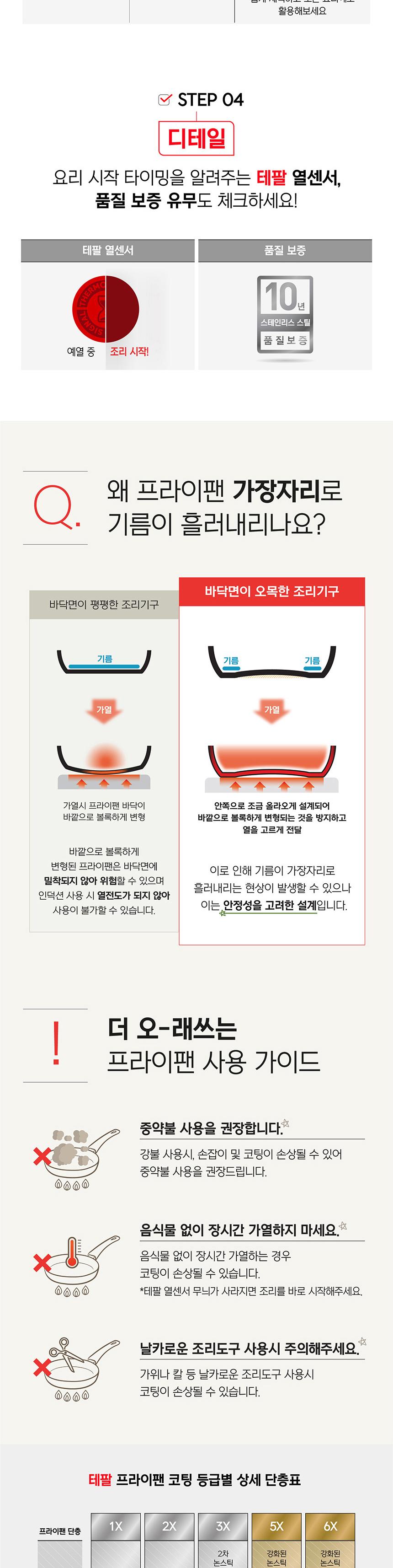 [테팔] 밸리드쿡 티타늄 프라이팬 24+28+멀티팬 28cm 상세 이미지 8