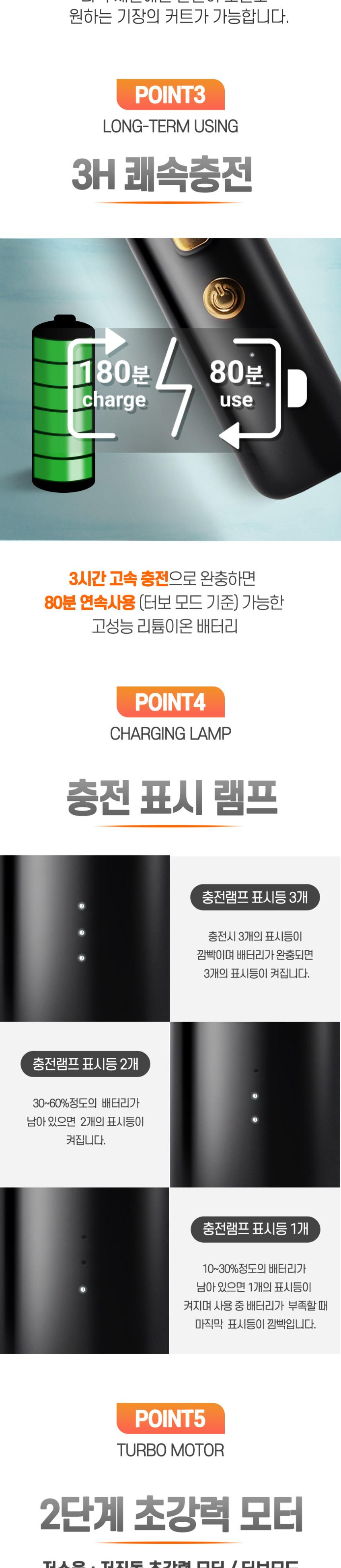뷰티끄랩 이지컷 프로 바리깡 BTC-2024 상세 이미지 6